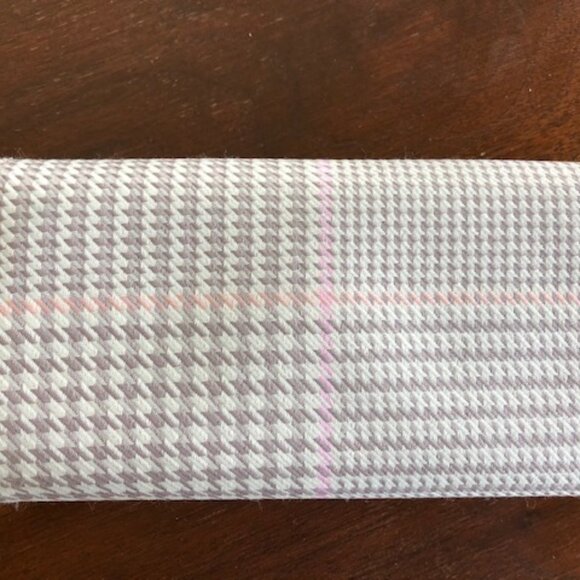 RALPH LAUREN Long Tweed Wallet Cream Pink Gray - Picture 8 of 16